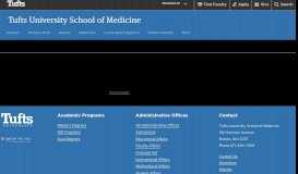 
							         Apply to the MD Program | Tufts University School of Medicine								  
							    