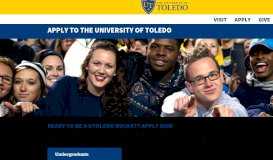 
							         Apply to The University of Toledo								  
							    