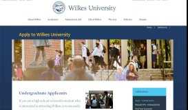 
							         Apply to Wilkes University - Wilkes University								  
							    