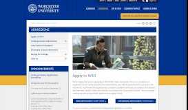 
							         Apply to WSU | Worcester State University								  
							    
