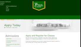 
							         Apply Today - Welcome to Woodland Community College								  
							    