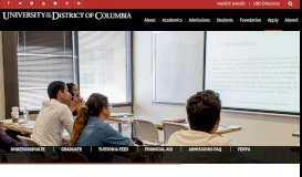 
							         Apply | University of the District of Columbia - Udc.edu								  
							    
