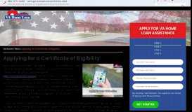 
							         Applying for a Certificate of Eligibility - VA HLC - VA Home Loan Centers								  
							    