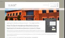 
							         Applying for a Henderson business license? You might need this... |								  
							    