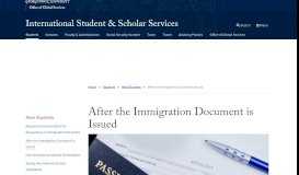 
							         Applying for a U.S. Visa | International Student & Scholar Services ...								  
							    