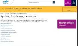 
							         Applying for planning permission | Medway Council								  
							    