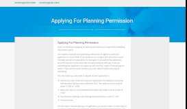 
							         Applying For Planning Permission - Planning Guide								  
							    