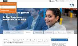 
							         Applying for the Master in Management - Application - Technical ...								  
							    