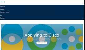 
							         Applying to Cisco | Cisco Careers - Cisco								  
							    
