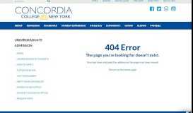 
							         Applying to Concordia | Undergraduate Admission - Concordia College								  
							    