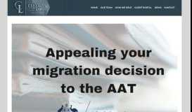 
							         Applying to the AAT for a review of a migration decision - Chisholm								  
							    