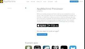 
							         AppMachine Previewer app - AppMachine								  
							    