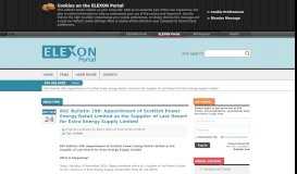 
							         Appointment of Scottish Power Energy Retail Limited ... - ELEXON Portal								  
							    