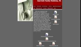 
							         Appointment Request - East Belt Family Medicine, PA								  
							    