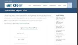 
							         Appointment Request Form | Center for Family Guidance, PC								  
							    