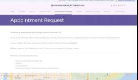 
							         Appointment Request - Michigan Avenue Internists								  
							    
