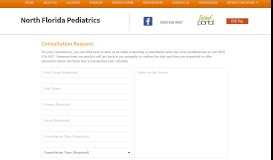 
							         Appointment Request - North Florida Pediatrics - Pediatrics Marianna ...								  
							    
