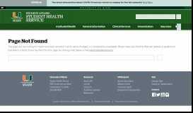 
							         Appointment Scheduling - University of Miami Health Service								  
							    