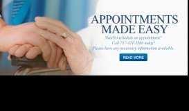 
							         Appointments - Atlantic Orthopaedic Specialists								  
							    