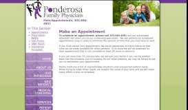 
							         Appointments | Aurora, CO | Ponderosa Family Physicians								  
							    