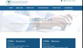 
							         Appointments - Central Jersey Internal Medicine Associates								  
							    