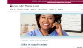 
							         Appointments | Chino Valley Medical Center								  
							    