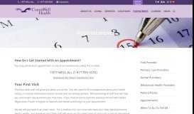 
							         Appointments - CommWell Health								  
							    