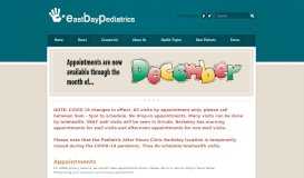 
							         Appointments - East Bay Pediatrics								  
							    