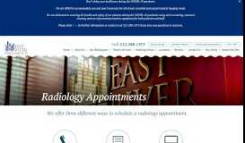
							         Appointments | East River Medical Imaging								  
							    