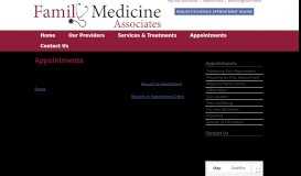 
							         Appointments - Family Medicine Associates - Top Doctors - Shreveport ...								  
							    