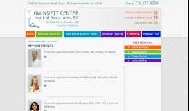 
							         Appointments - Gwinnett Center Medical Associates, PC, Dr ...								  
							    