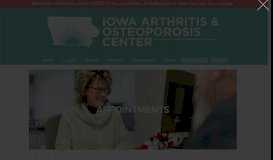
							         Appointments - Iowa Arthritis & Osteoporosis Center								  
							    