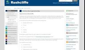 
							         Apprenticeships - Rushcliffe Borough Council								  
							    