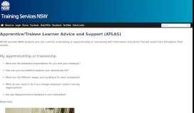 
							         Apprentice/Trainee Learner Advice and Support (ATLAS)								  
							    