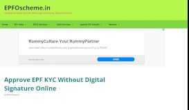 
							         Approve KYC In EPF Without Digital Signature [Dec 2018] Employer ...								  
							    