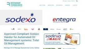 
							         Approved Compliant Sodexo Vendor for Oil Management systems								  
							    