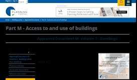 
							         Approved Document M: Volume 2 - Buildings other ... - Planning Portal								  
							    