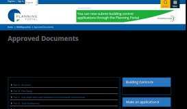 
							         Approved Documents | Planning Portal								  
							    