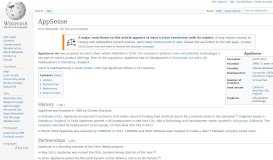 
							         AppSense - Wikipedia								  
							    