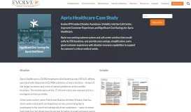 
							         Apria Healthcare Case Study - Evolve IP								  
							    