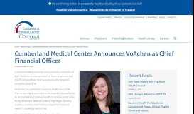 
							         April VonAchen | Cumberland Medical Center								  
							    