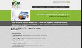 
							         Aprima 2088 – 2011 Enhancement Overview- MRM Medical ...								  
							    