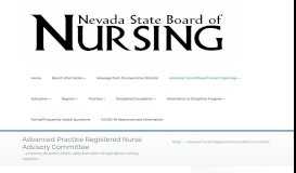 
							         APRN/CRNA/EMS-RN Licenses | Nevada State Board of Nursing								  
							    