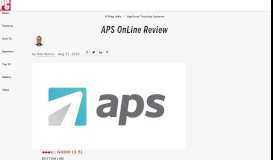 
							         APS OnLine Review & Rating | PCMag.com								  
							    