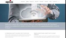 
							         Aptilo Guest Wi-Fi Cloud								  
							    