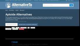 
							         Aptoide Alternatives and Similar Apps and Websites - AlternativeTo.net								  
							    