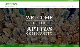 
							         Apttus Community Home								  
							    