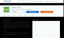 
							         Apttus CPQ Reviews and Pricing - 2019 - Capterra								  
							    