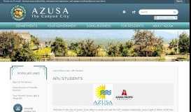
							         APU Students | Azusa, CA - Official Website								  
							    