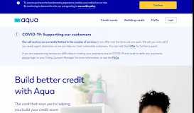 
							         aqua | Credit cards for bad credit to improve your credit score								  
							    
